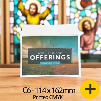 C6 Printed CMYK Colours C6 Printed CMYK Colours